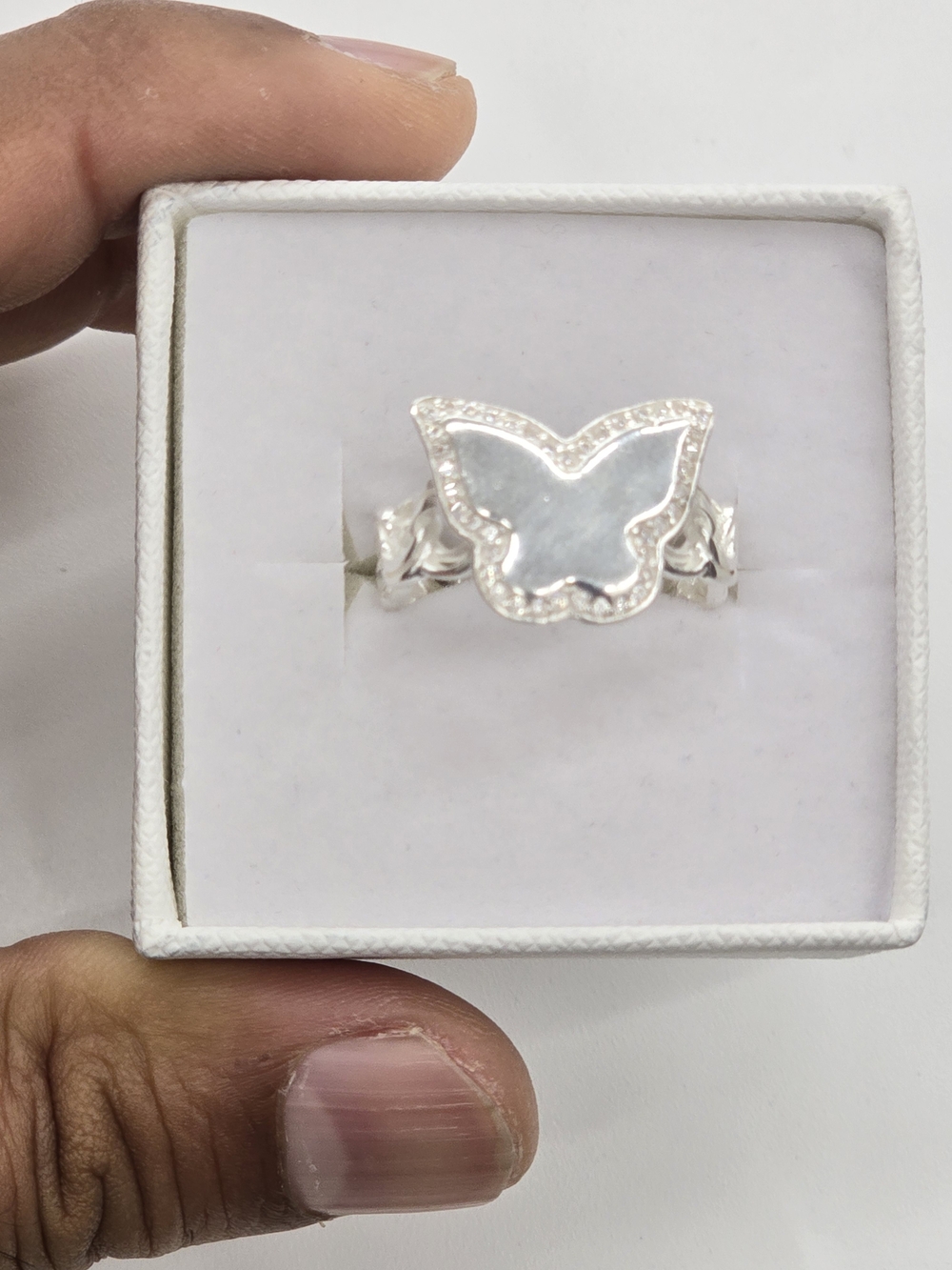 925 Sterling Silver Butterfly Ring